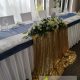 stol-obrus-zloto--ozdobykwiaty-AngelDecorations-Krakow